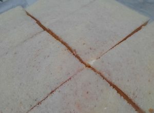 Una foto de Sándwich Triples de miga con jamón y huevo (rápidos)
