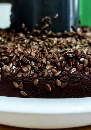 Una foto de BROWNIE De Porotos🍩Negros en Cuarentena...!☕