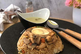 Cara Memasak 368. Nasi Tim Ayam Jamur Kecap Irit Untuk Jualan
