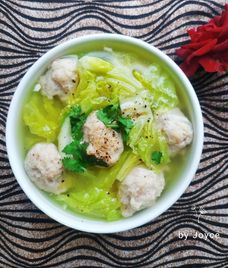 canh cải thảo tôm