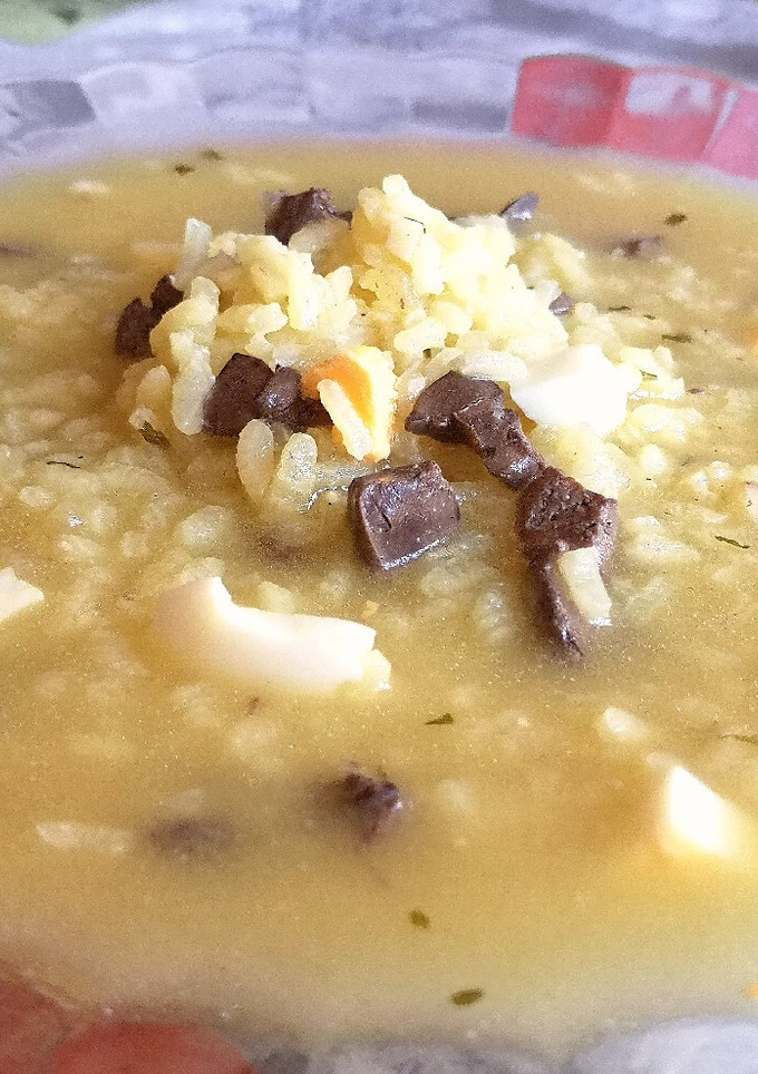 Una foto de Sopa de menudillos