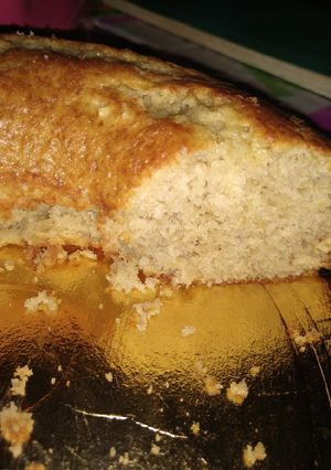Una foto de Budín de banana
