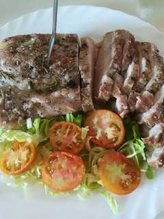 Una foto de Lomo de cerdo ibérico a la sal