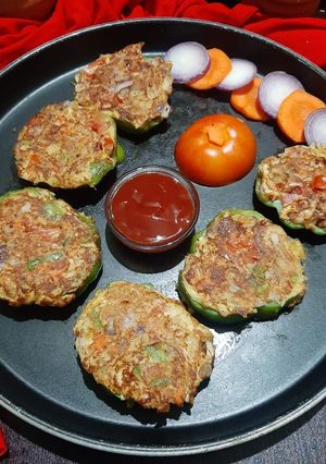 ক্যাপ্সিকাম এগ পুর (Capsicum egg pur recipe in bengali) রেসিপির প্রধান ছবি