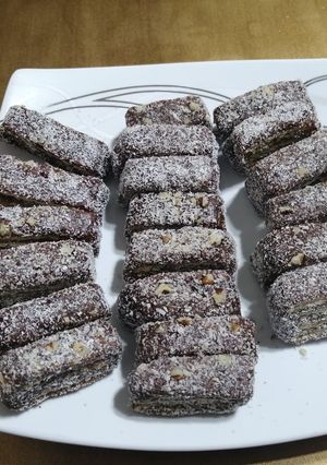 عکسی از دستور خرما بيسکوئيت