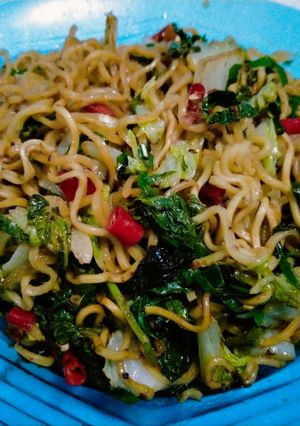 Foto resep Mie Goreng Daun Kunyit