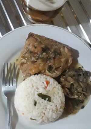 Una foto de Pollo a la cerveza 🍺