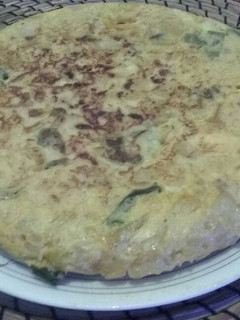 Una foto de Tortilla de pimiento a mi manera