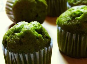 Hình của món Muffin trà xanh đêm muộn.