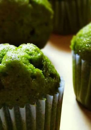 Hình của món Muffin trà xanh đêm muộn.