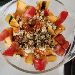 A picture of Baked Feta Squash (stew).