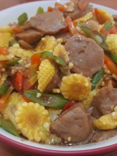 Foto resep Tumis sayur bakso