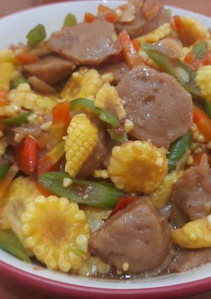 Foto resep Tumis sayur bakso