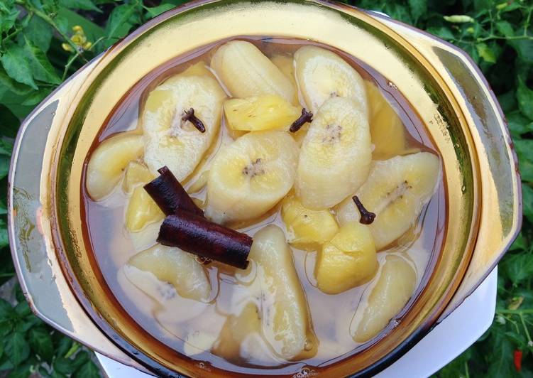 Resep Setup Pisang dan Nanas, Menggugah Selera