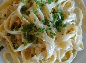 Una foto de Fetuccini Alfredo