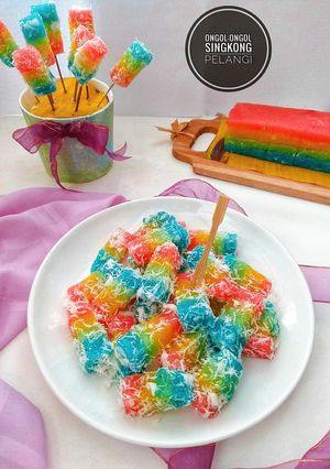 Foto resep Ongol-Ongol Singkong Pelangi