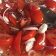 Hideg paradicsomsaláta ahogy Én szeretem🍅🧅