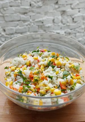 Una foto de Ensalada multicolor