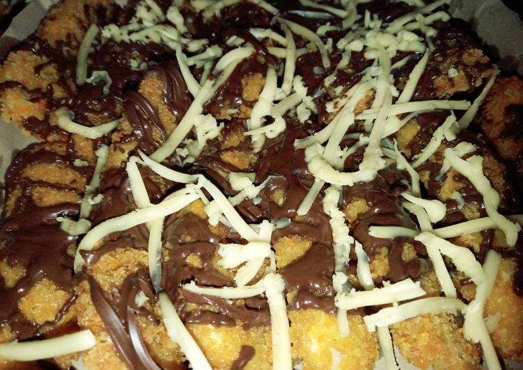 Pisang nugget coklat keju