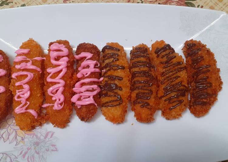 Fried Choco Banana (Pisang Pasir Coklat)