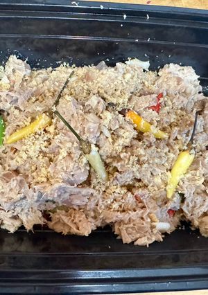 A picture of Tuna Sisig.