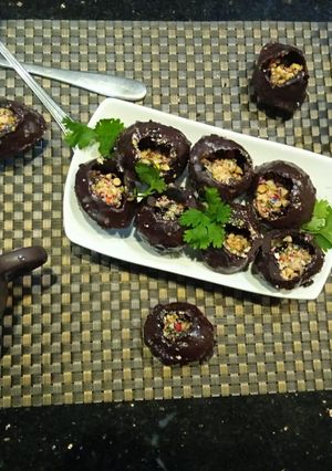 A picture of Oreo chocolate golgapppa.