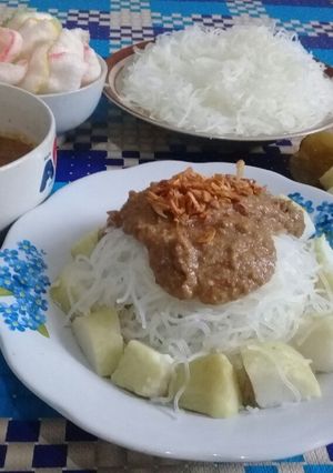 Foto resep Bihun bumbu ketoprak