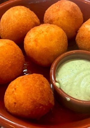Foto de Bolinho de carne seca