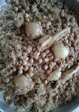 صورة لوصفة رز بالدفين