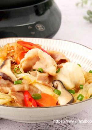 高麗菜豬肉冬粉_一鍋到底15分鐘 的食譜成品照片