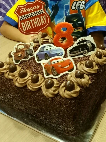 Cara Sederhana Membuat Resep  Simple chocolate birthday cake yang Bikin Ngiler, Sempurna