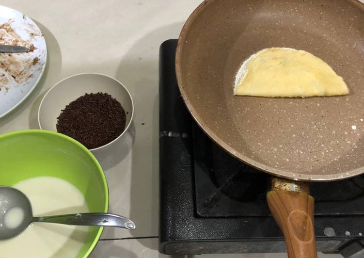 Cara Gampang Menyiapkan Crepes Teflon🍴 Anti Gagal