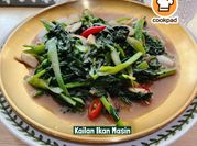 Gambar kailan ikan masin