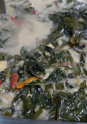 Foto resep Sayur singkong cemplung