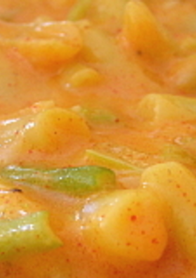 Zöldbabfőzelék recept fotója