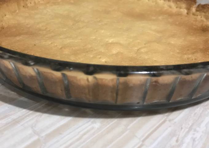 Пирог с яблоками из песочного теста без масла