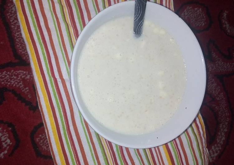 Steps to Prepare Award-winning Fenugreek porridge (kunun hulba)