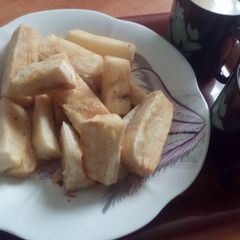 Deep fried Muhogo A picture of Deep fried Muhogo.