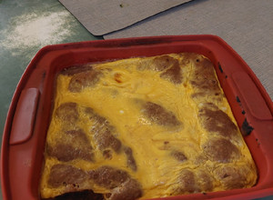 Una foto de Flan-cocho keto