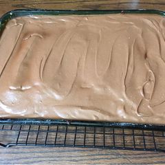 A picture of Coke cake.