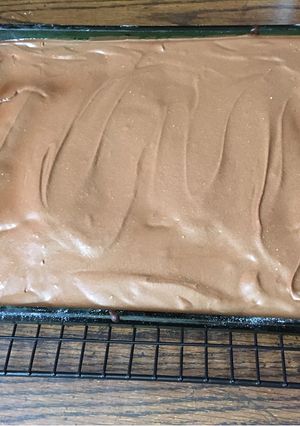 A picture of Coke cake.