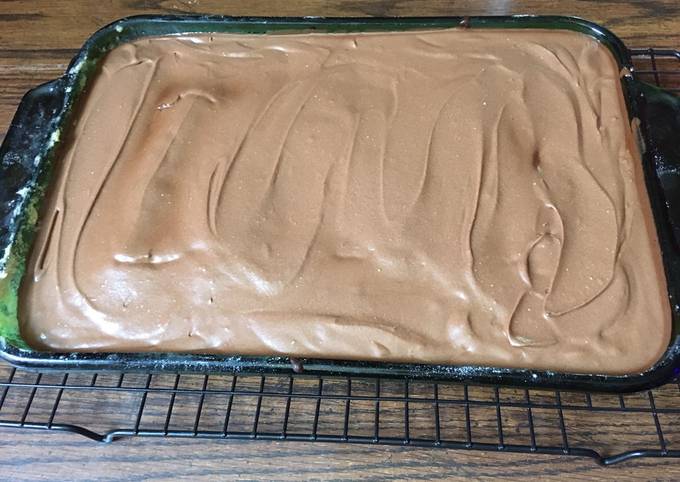 Steps to Prepare Homemade Coke cake