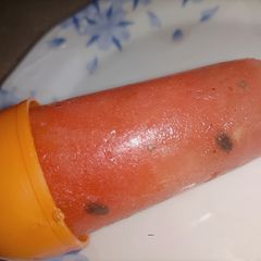 Watermelon popsicle A picture of Watermelon popsicle.