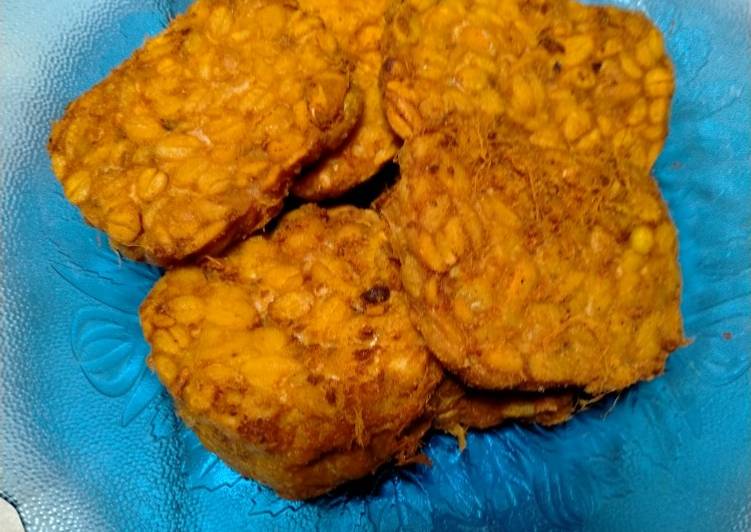 Tempe goreng bumbu ungkep