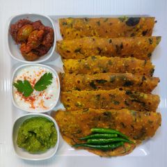 A picture of Gujarati Thepla.