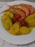 Zarzuela de pescado con gambones