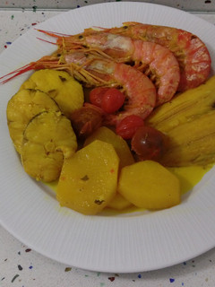 Una foto de Zarzuela de pescado con gambones
