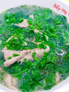 Hình của món Canh thịt bò lá lốt.