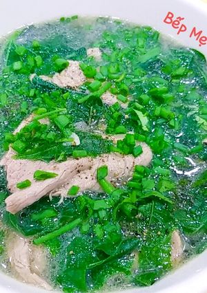 Hình của món Canh thịt bò lá lốt.
