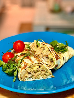 Una foto de Burrito de pollo versión sana🌯